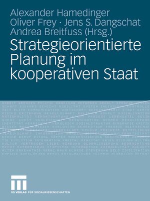 cover image of Strategieorientierte Planung im kooperativen Staat